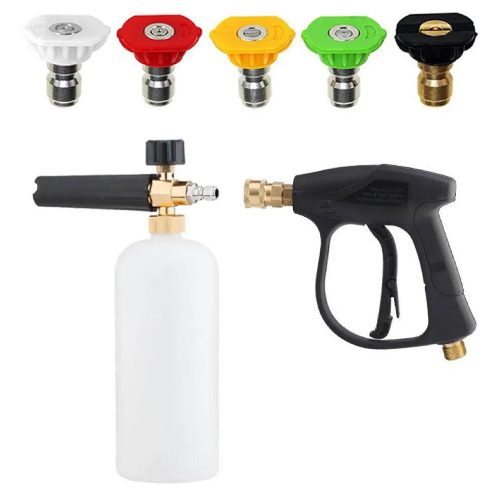 Foam Cannon — High Pressure, Adjustable Nozzle, Car Wash, Snow Foam, Quick Connect, Durable ABS