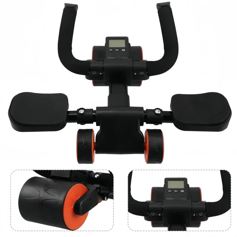 Auto-Rebound Ab Roller Wheel — Core Strengthening, Fitness, Home Gym, Workout, Exercise, Training