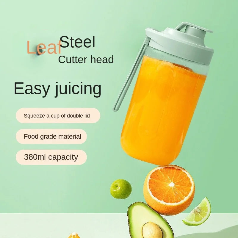 Portable Mini Blender - USB Rechargeable Personal Smoothie Cup for Shakes, Juice & Baby Food, 6-Blade Cordless On-the-Go