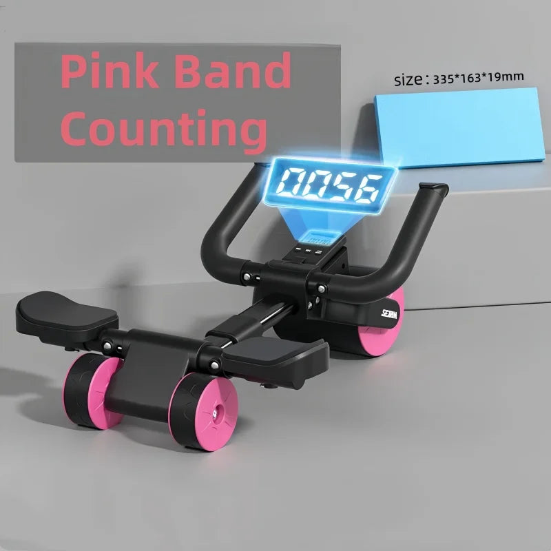 Auto-Rebound Ab Roller Wheel — Core Strengthening, Fitness, Home Gym, Workout, Exercise, Training
