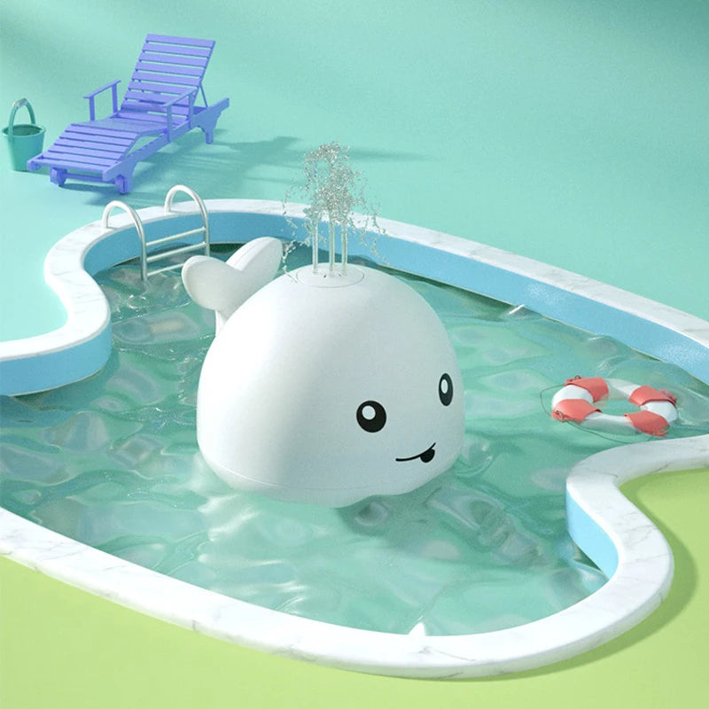 Whale Bath Toy — USB-C Dock, Waterproof, Floating, Interactive, Safe, Non-Toxic