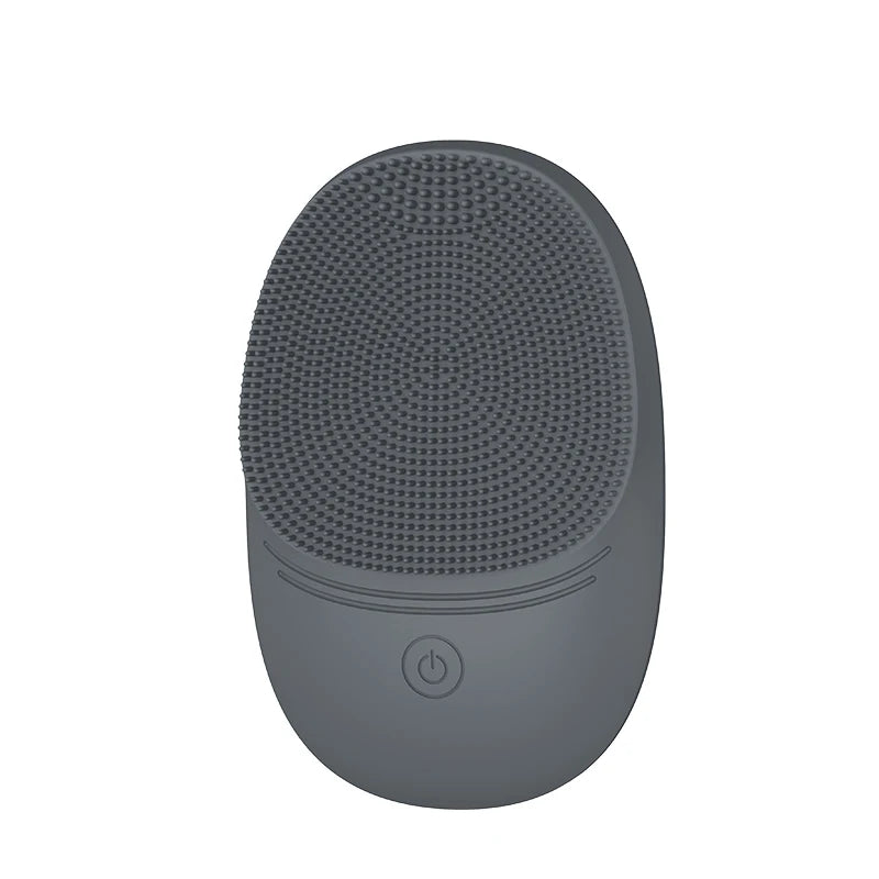 Sonic Silicone Facial Cleansing Brush - Electric Vibrating Face Scrubber, Deep Pore Exfoliator, Waterproof Skin Care Massager, USB Rechargeable