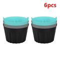 Silicone Egg Poacher Cup Set - Air Fryer, Microwave & Stovetop, Reusable Custard / Tart / Dessert Molds (3, 4, 6, or 12-Pack)