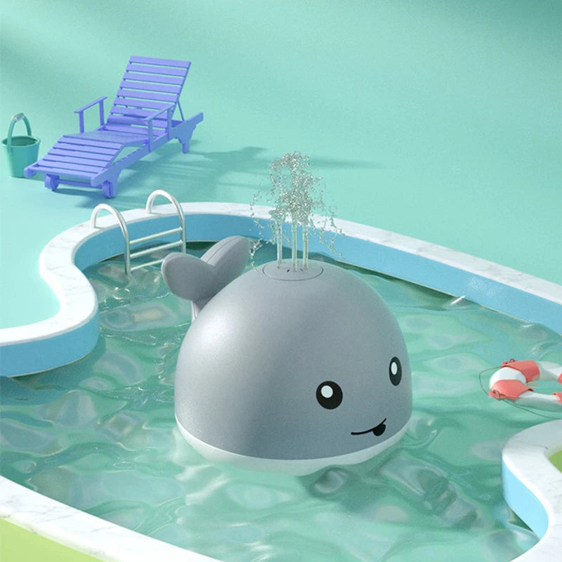 Whale Bath Toy — USB-C Dock, Waterproof, Floating, Interactive, Safe, Non-Toxic