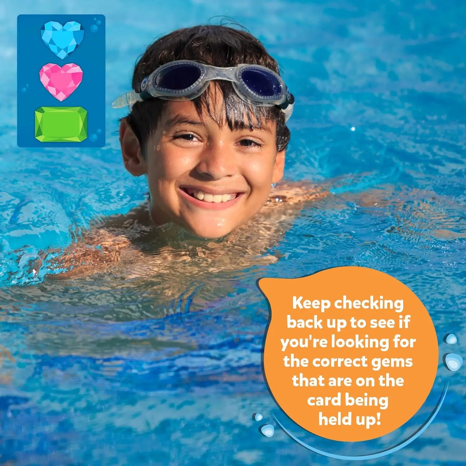 Diving Pool Game — Underwater Toys, Rings, Sticks, Fish, Shark, Treasures