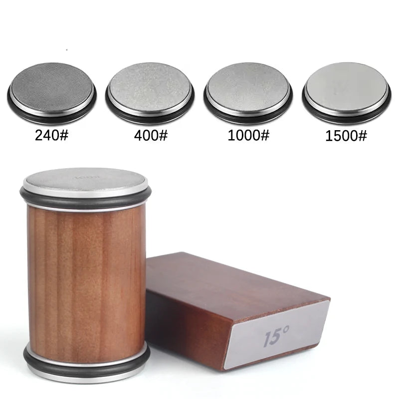 Knife Sharpener — Rolling Kit, Magnetic, Angle Guide, Precision, Professional, Stainless Steel