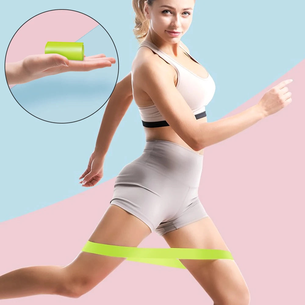 5-Level Resistance Bands Set with Carry Bag - Full Home Gym Workout Kit for Strength, Mobility, Stretching & Travel Fitness