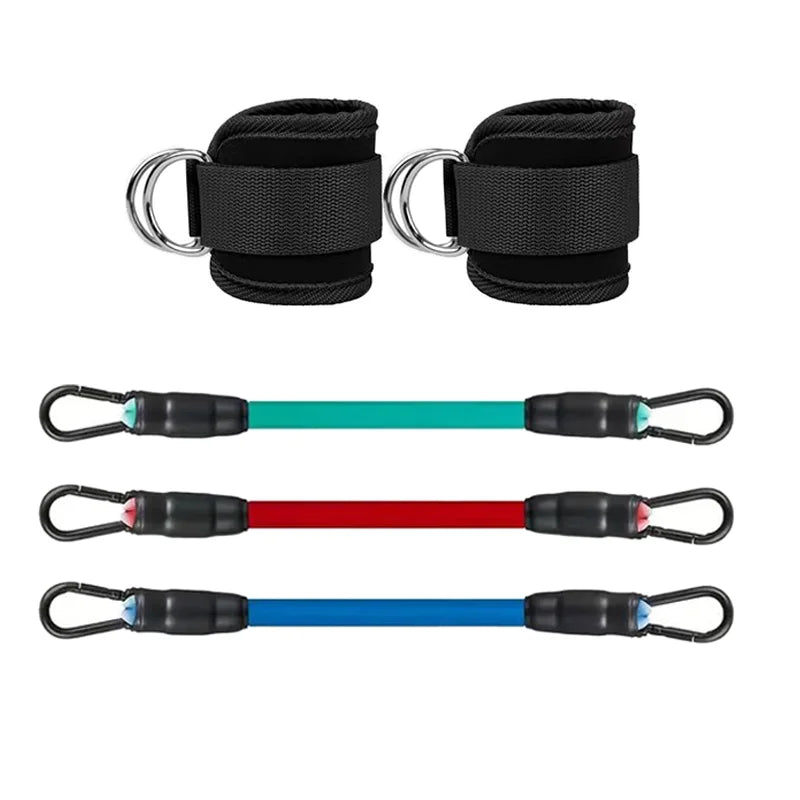 Ankle Resistance Bands — Premium Quality, Adjustable, Comfortable, Durable, Versatile, Portable