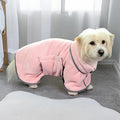 Pet Bath Towel — Wearable, Absorbent, Quick-Dry, Microfiber, Dog, Cat