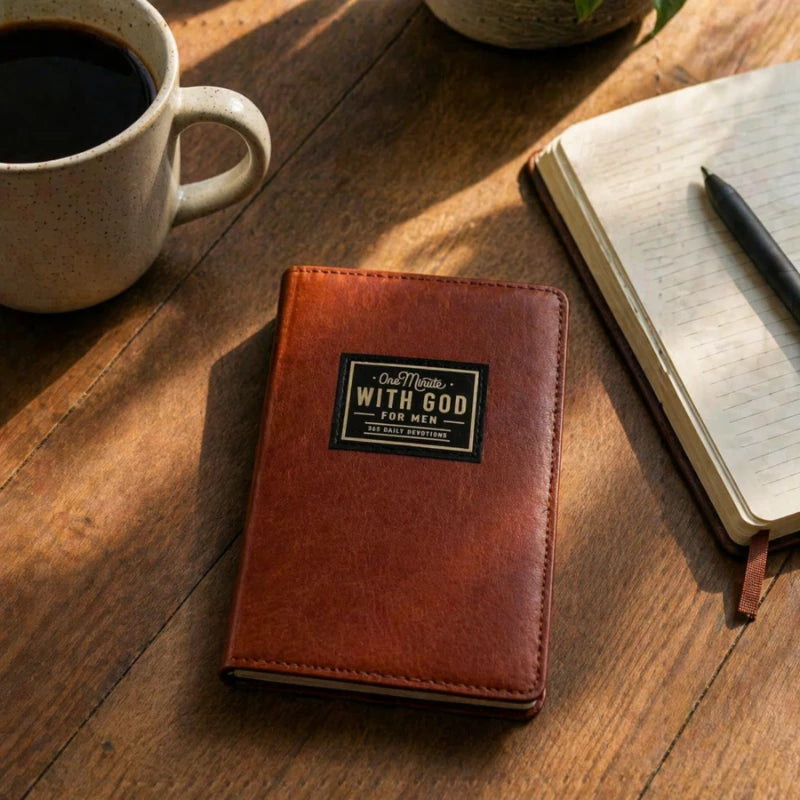 Devotional Journal — Daily Prayer, Spiritual Growth, Reflection, Scripture, Men's, 365-Day
