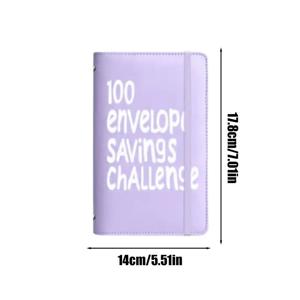 100 Envelopes Money Saving Challenge Binder — Fun, Interactive, Financial Planner, Budget Kit, Savings Goal, Cash Organizer