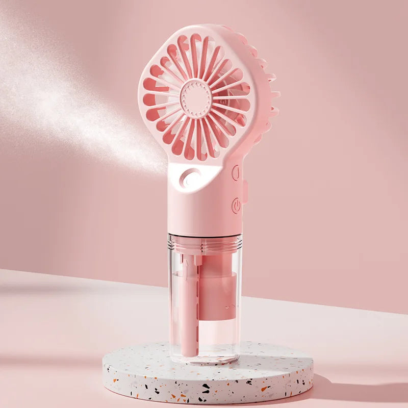 Portable Stroller Fan — USB Rechargeable, Flexible Tripod, Clip-On, Quiet, Safe for Babies