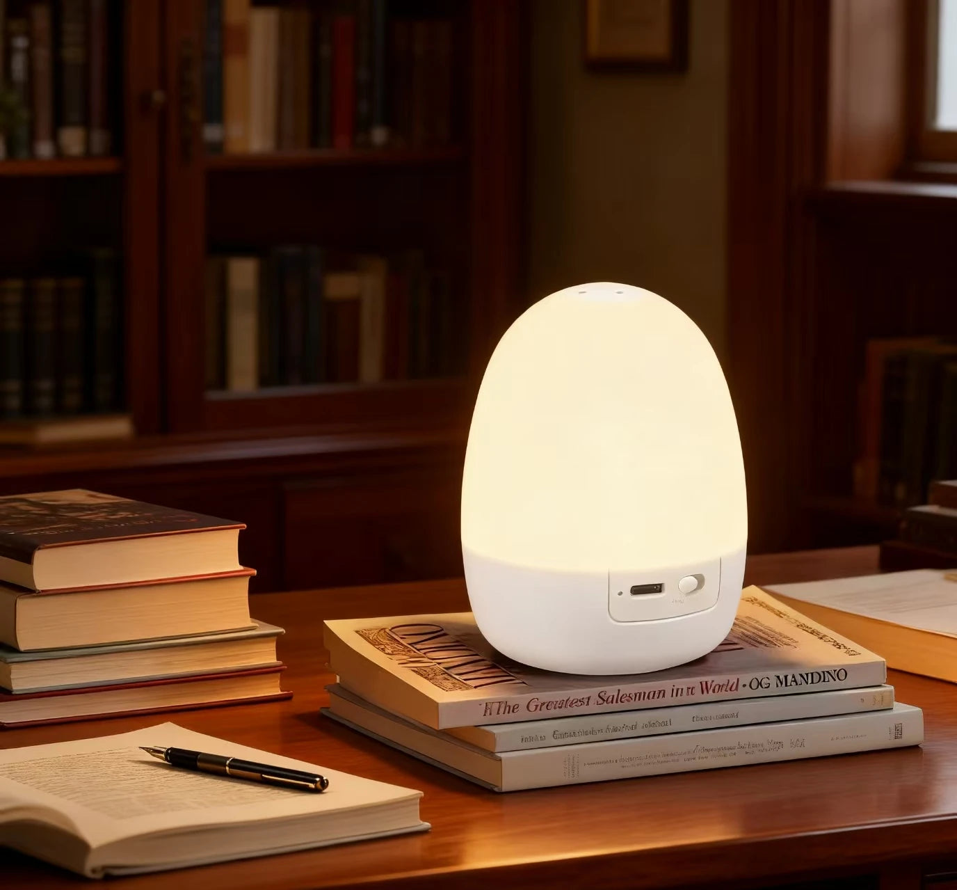 RGB Egg Night Light — Dimmable, Portable, Kids, Bedroom, Nursery, Baby