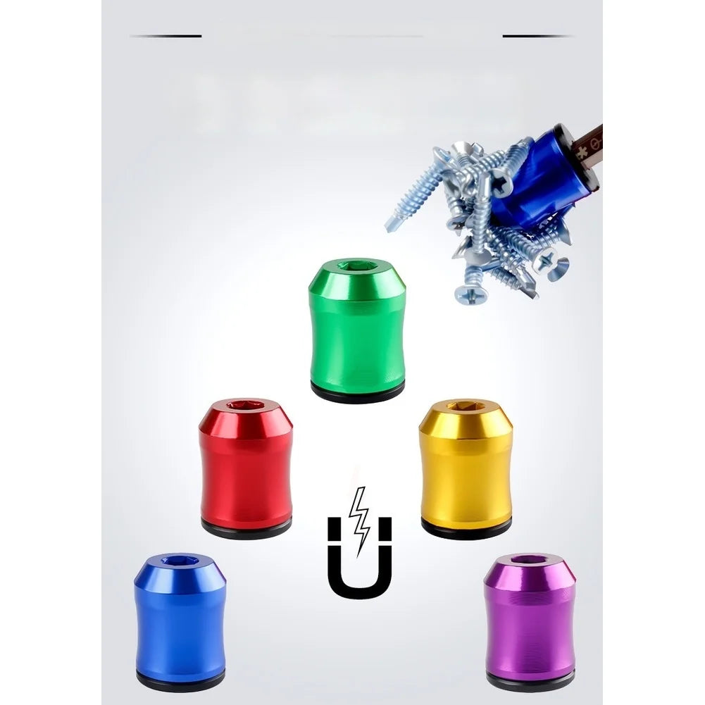 Magnetic Screw Holder — Strong Magnet, Universal Fit, Anti-Slip Grip, Easy Attachment, Durable Steel