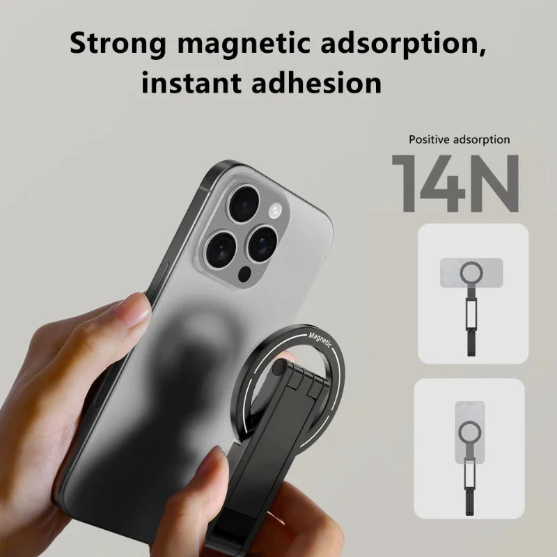 Magnetic Phone Tripod — Aluminum, Extendable, Portable, Lightweight, Universal, Stable