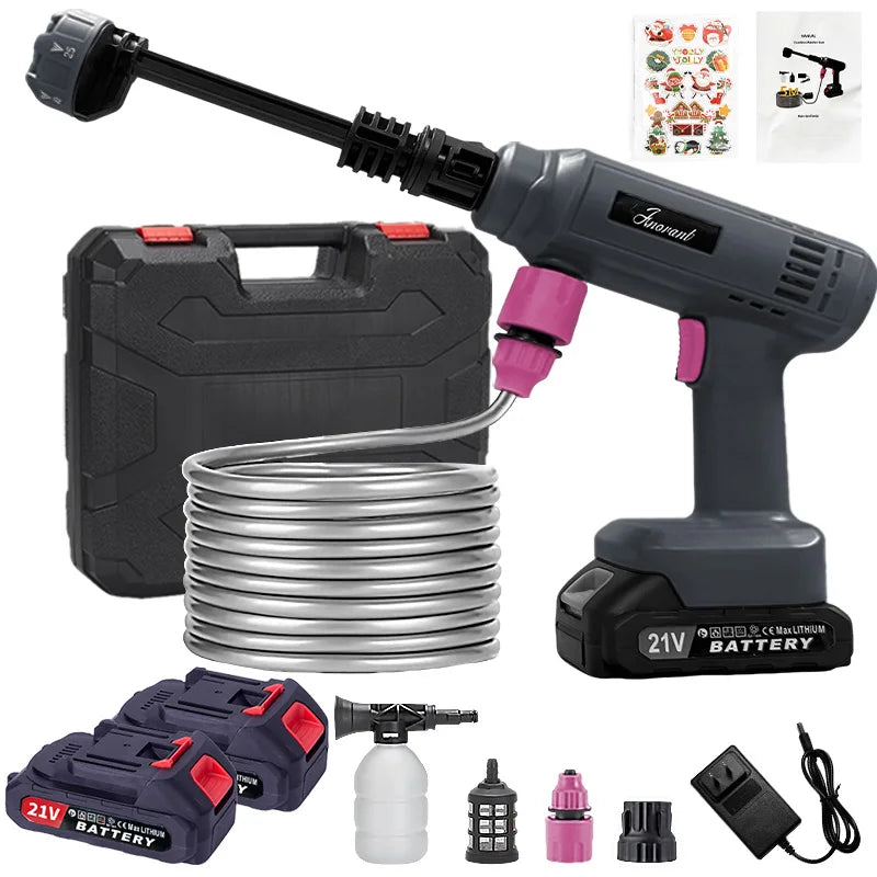 Cordless Pressure Washer — Portable, Handheld, Car Wash, Deck Cleaning, Patio, Sidewalk