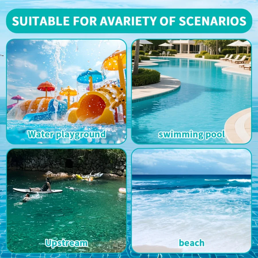 Inflatable Pool Floats — Large 2-Pack, Adult Sized, Heavy Duty, Beach Ready, Summer Fun