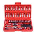 Car Repair Tool Kit — 142-Piece Metric & SAE, Universal, Durable, Comprehensive, Portable