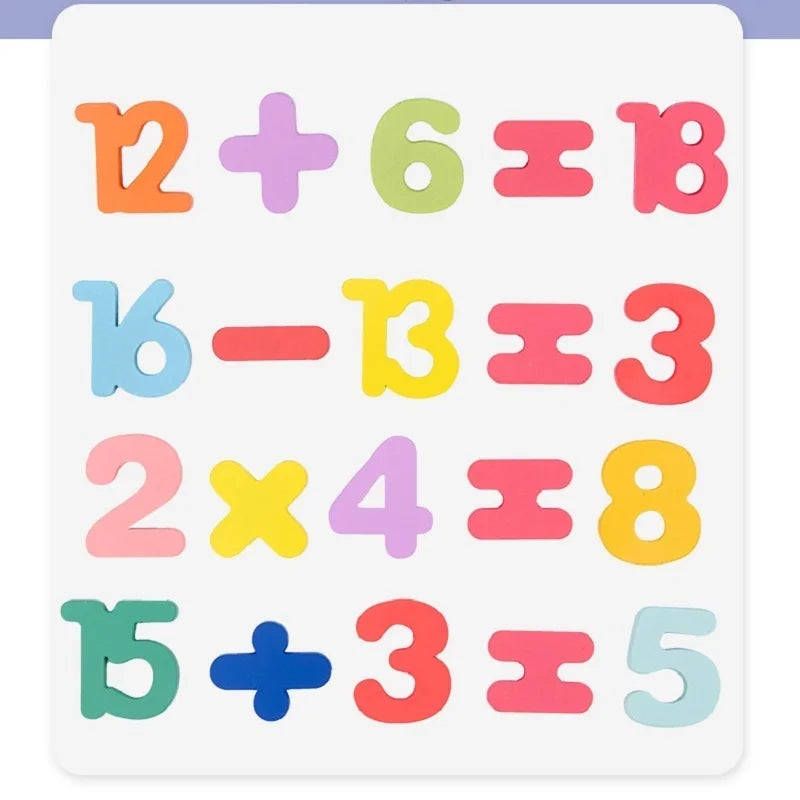 Wooden Peg Puzzles — 6-Pack, Toddler, Montessori, Educational, Fine Motor, Sorting