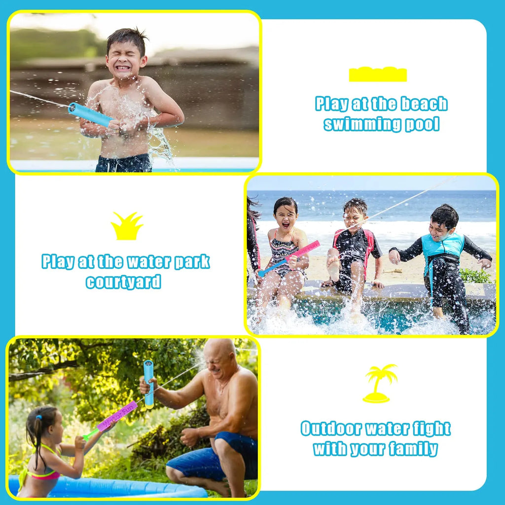 Water Blaster — 2-Pack Outdoor Fun, Summer Play, Pool Party, Beach Day, Backyard Toy