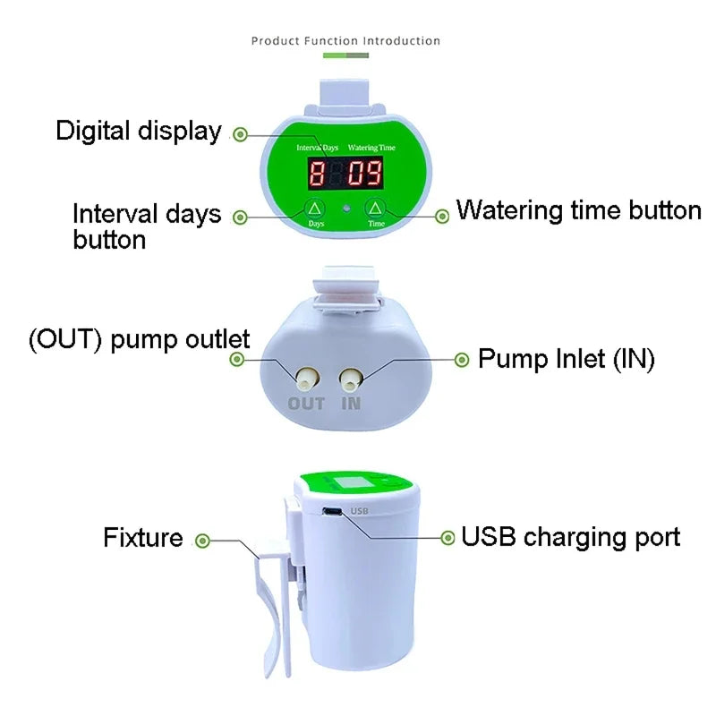 Drip Irrigation Kit — Automatic, Smart Watering, Garden, Plants, Greenhouse, Yard
