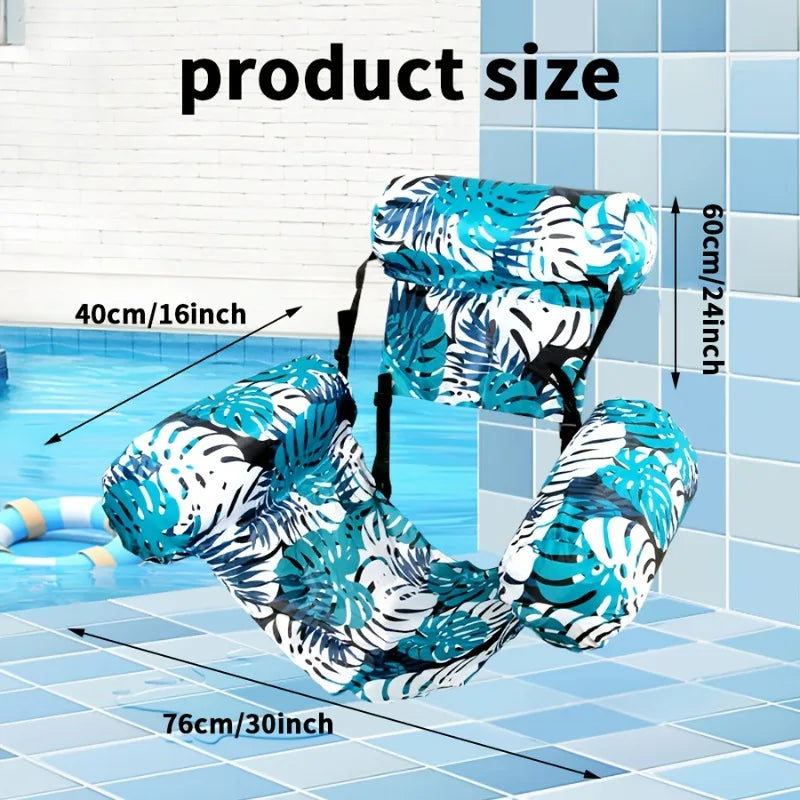 Inflatable Pool Floats — Large 2-Pack, Adult Sized, Heavy Duty, Beach Ready, Summer Fun