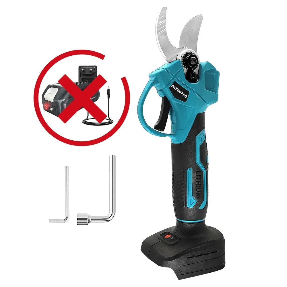 Electric Pruning Shears — Cordless, Rechargeable, Professional, Heavy Duty, Garden Tool
