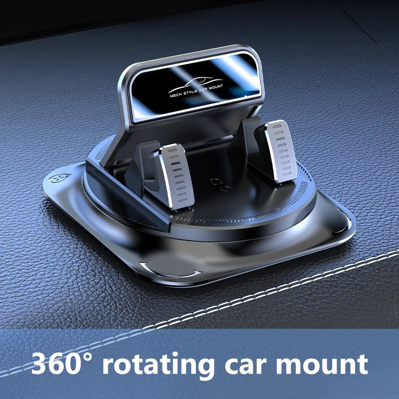Car Phone Mount — 360 Suction, Dashboard, Windshield, Universal, Secure, Rotatable