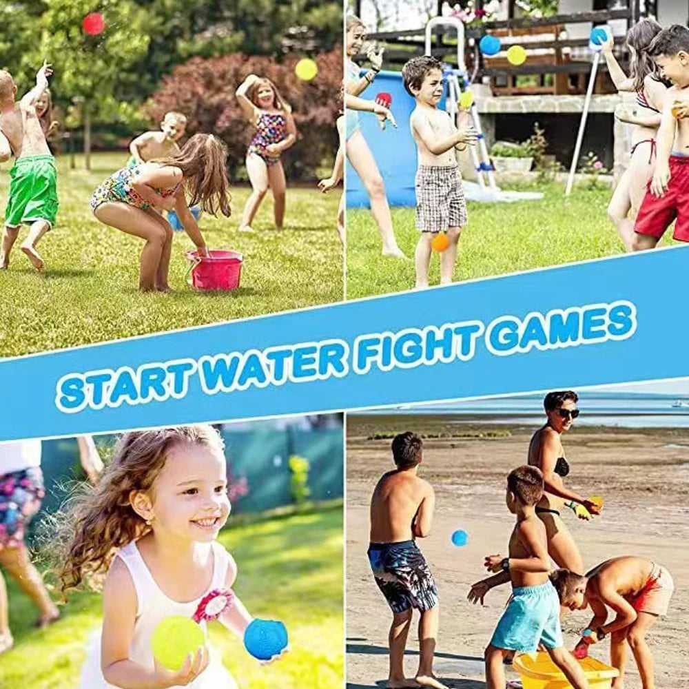 Magnetic Water Balloons — Reusable, Self-Sealing, Quick-Fill, Soft-Touch, Eco-Friendly