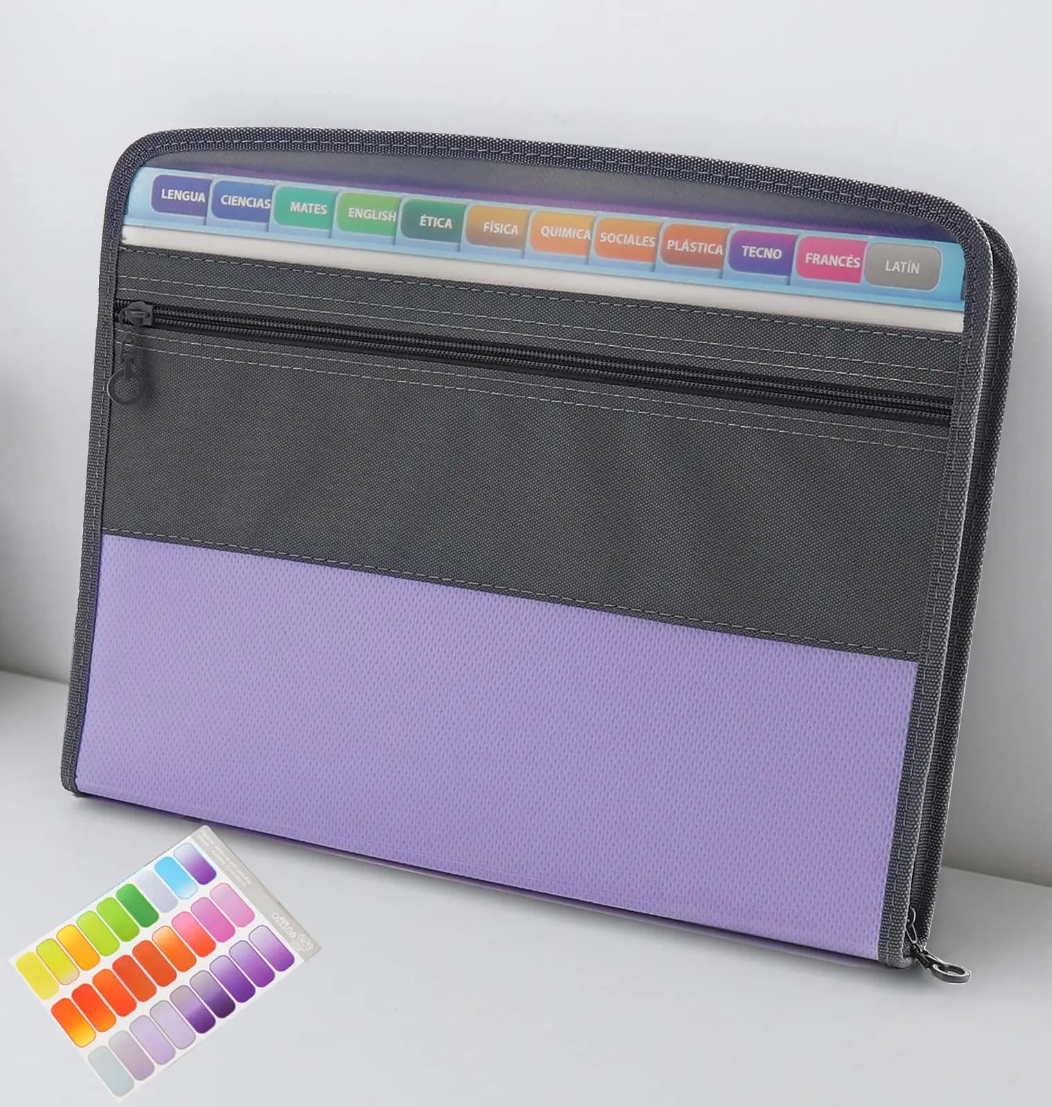 Accordion File Organizer — 13 Pockets, A4 Size, Letter Size, Expandable, Portable