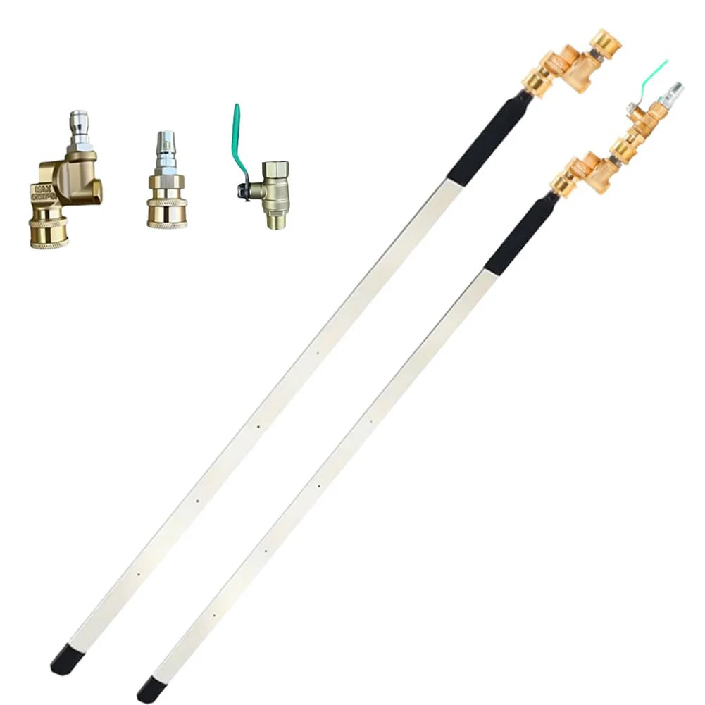 Radiator Flush Wand — Heavy-Duty, Easy-Grip, Flexible, Long Reach, Rust Remover, Coolant System Cleaner