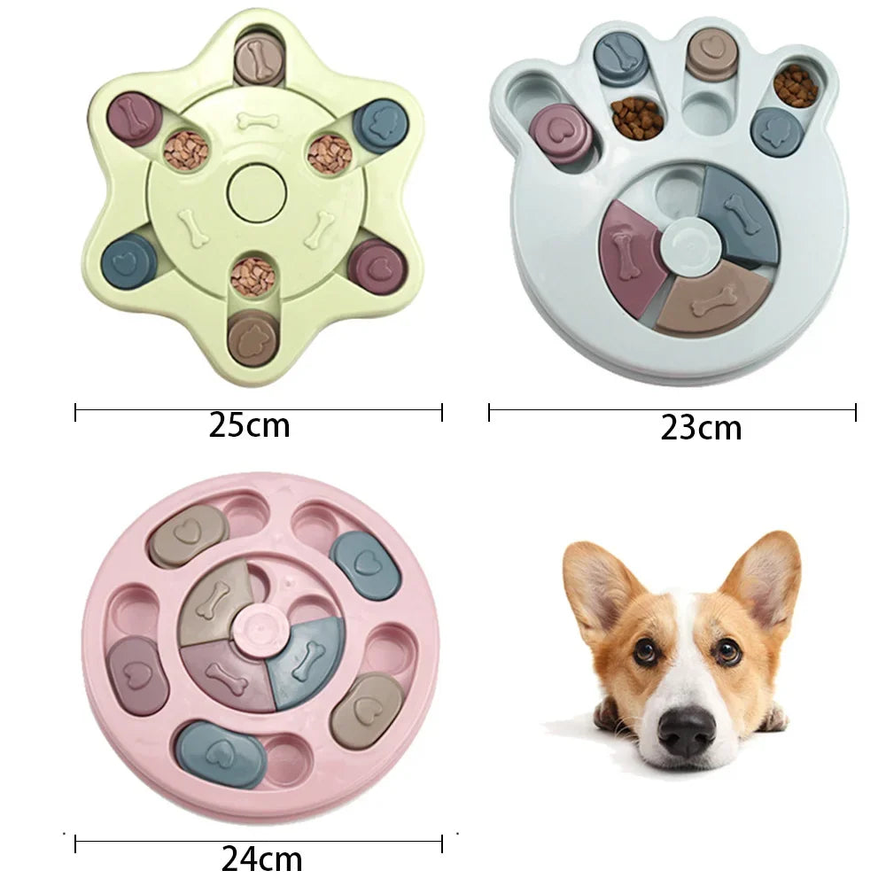 Dog Puzzle Toy — Interactive, Slow Feeder, Treat Dispensing, Mental Stimulation, Durable, Engaging