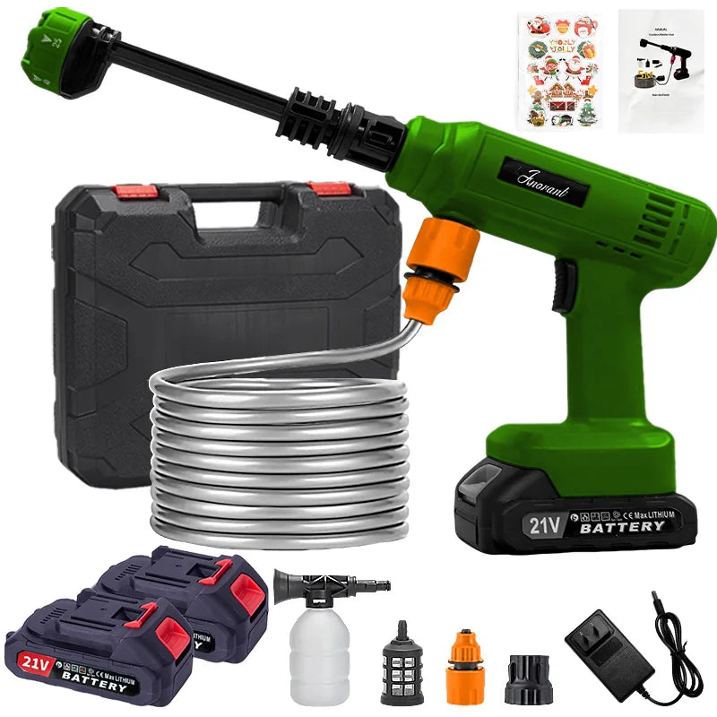 Cordless Pressure Washer — Portable, Handheld, Car Wash, Deck Cleaning, Patio, Sidewalk