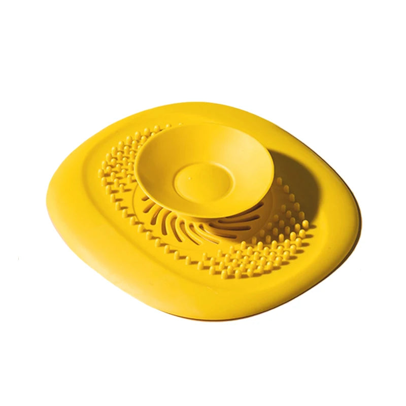 Silicone Drain Hair Catcher - Universal Shower & Tub Strainer, Bathroom Drain Cover, Sink Hair Trap, Anti-Clog Reusable Drain Protector