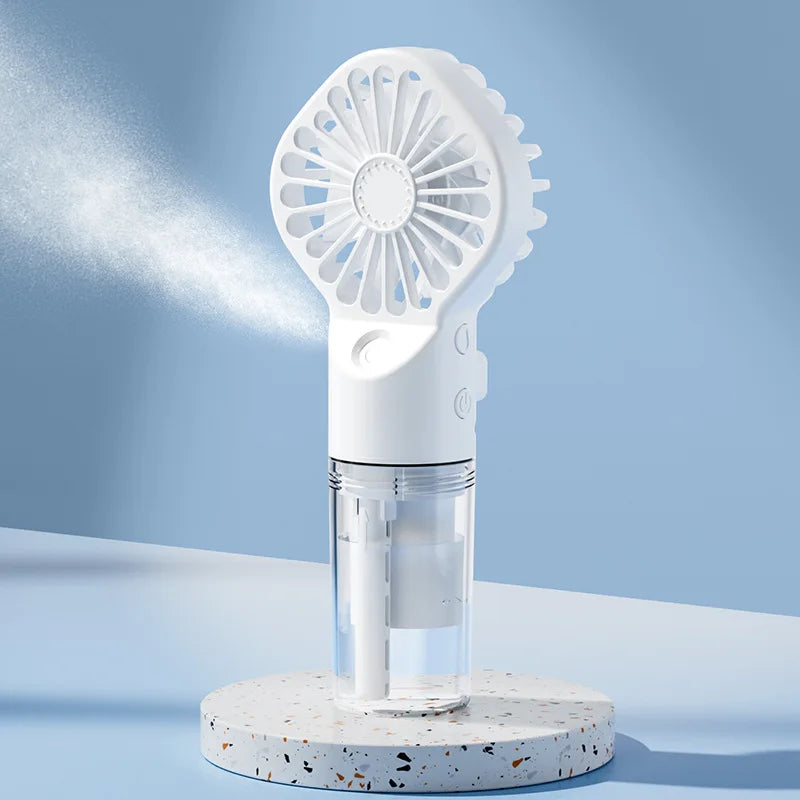 Portable Stroller Fan — USB Rechargeable, Flexible Tripod, Clip-On, Quiet, Safe for Babies