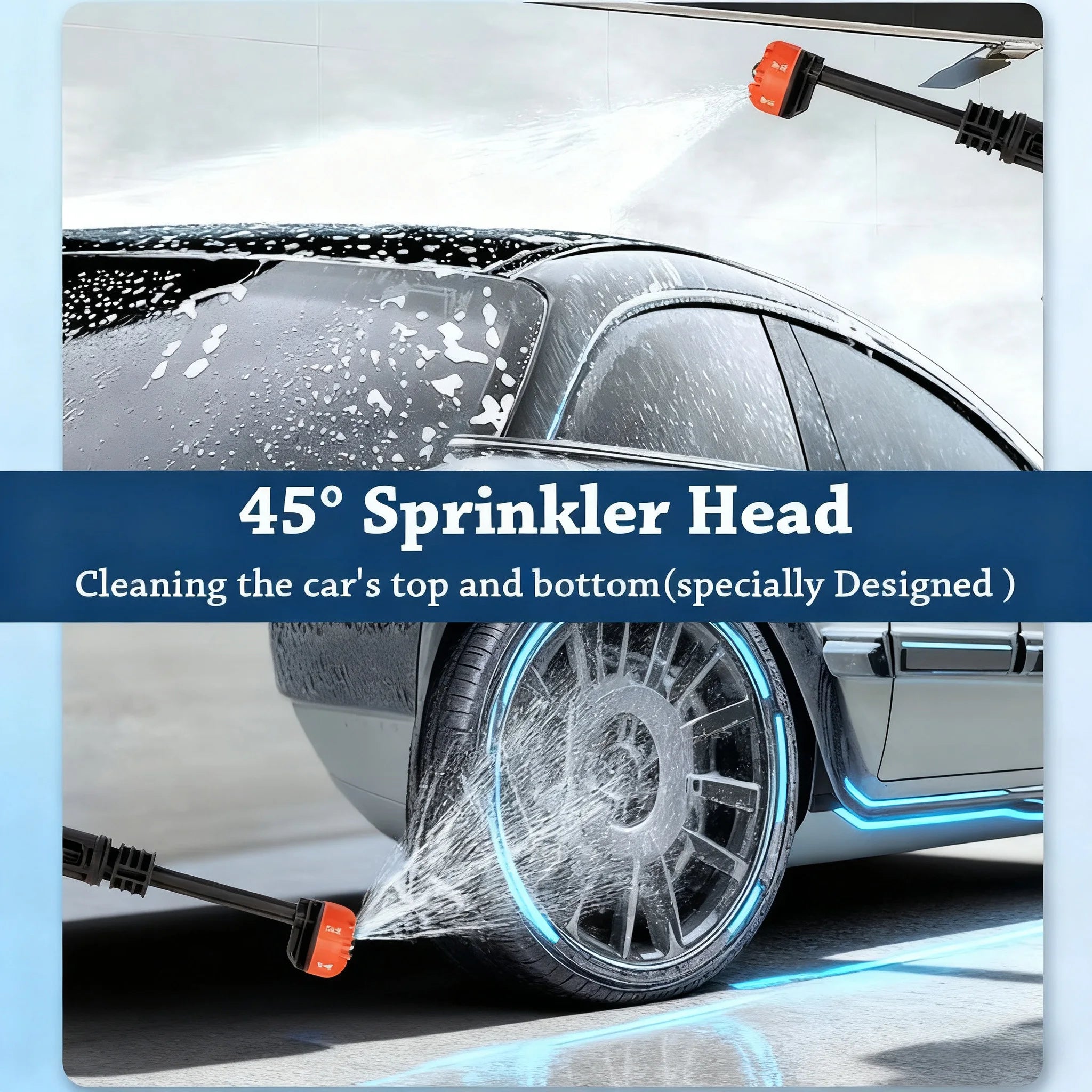 Cordless Pressure Washer — Portable, Handheld, Car Wash, Deck Cleaning, Patio, Sidewalk