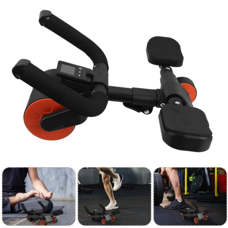 Auto-Rebound Ab Roller Wheel — Core Strengthening, Fitness, Home Gym, Workout, Exercise, Training