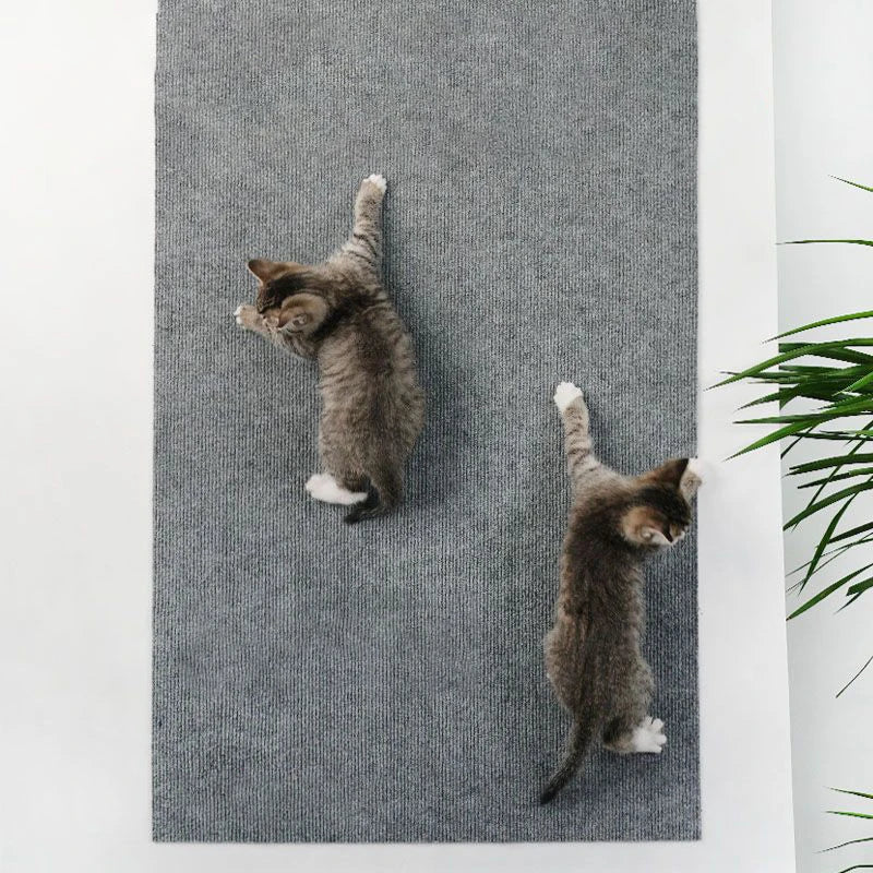 Cat Scratching Mat — Self-Adhesive, Durable, Flexible, Furniture Protector, Sisal