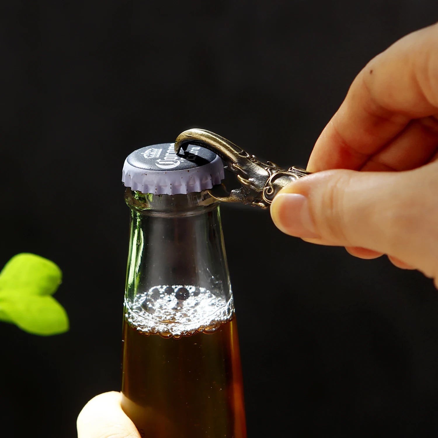 Wall Bottle Opener — Vintage Beetle, Cast Iron, Rustic, Home Bar, Kitchen Decor