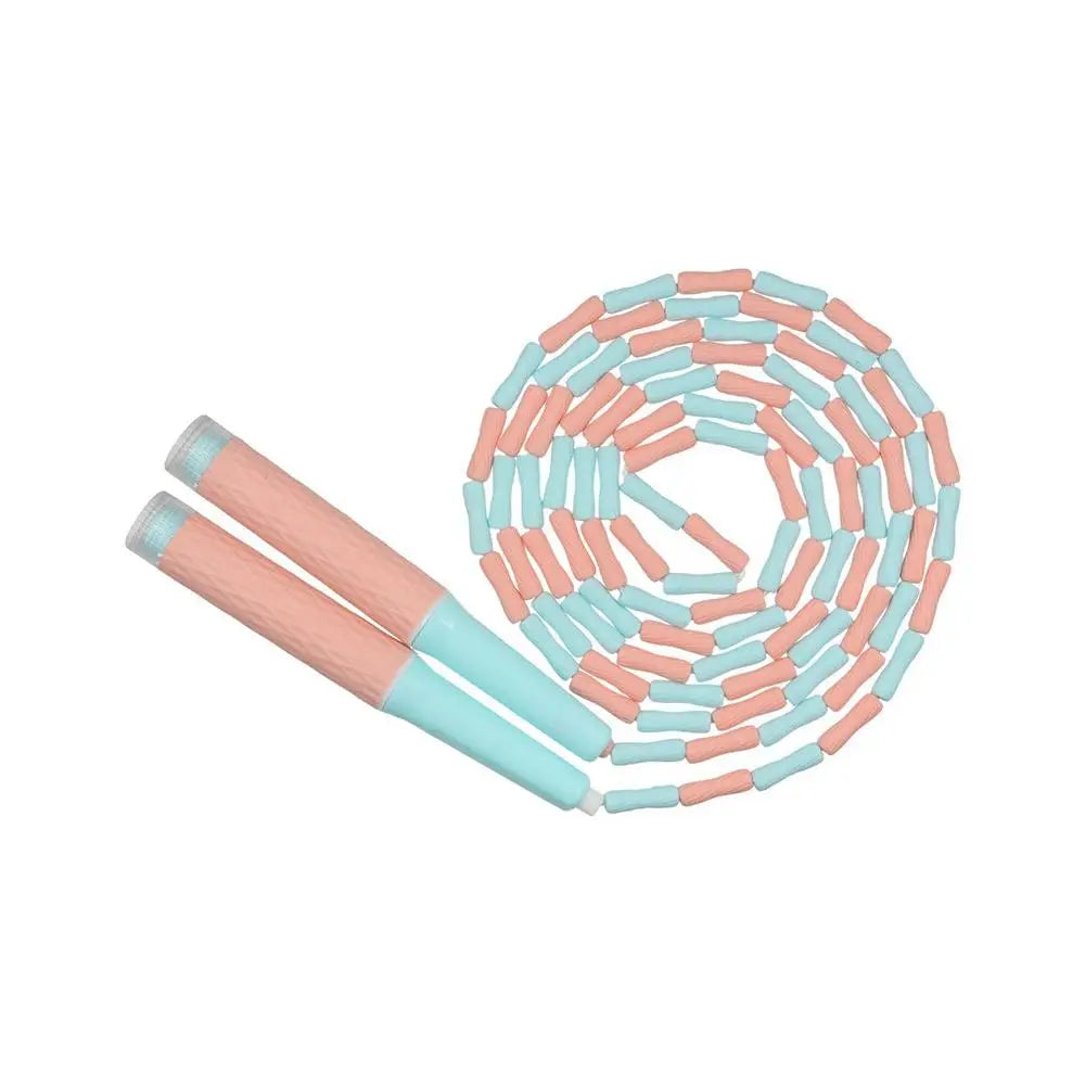Jump Rope — Adjustable, Beaded, Tangle-Free, Weighted, Fitness, Cardio