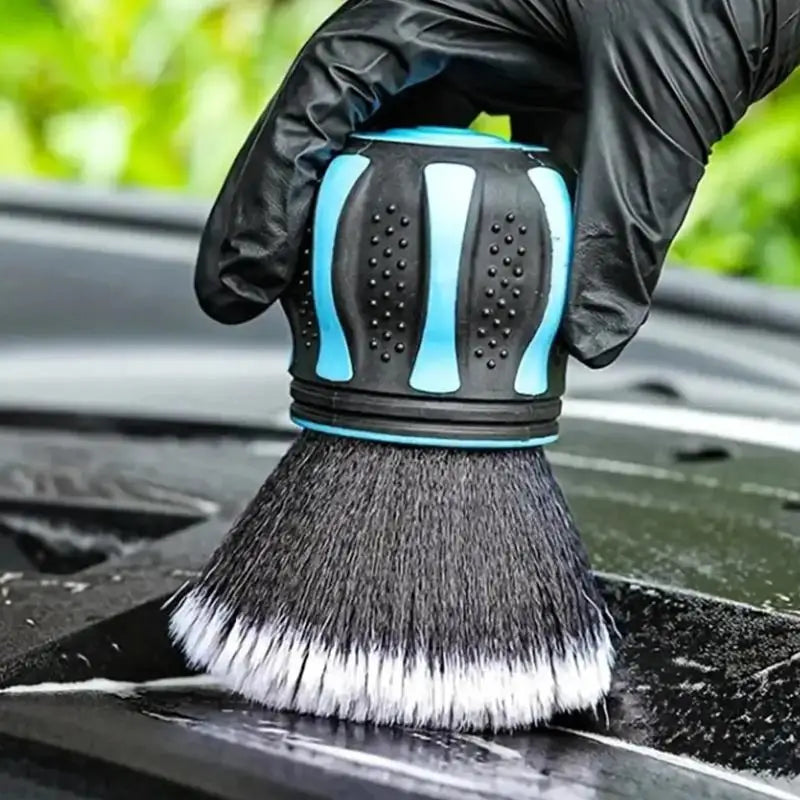 Car Cleaning Detail Brush Set — 5 Tools, Interior, Exterior, Wheel, Vent, Engine