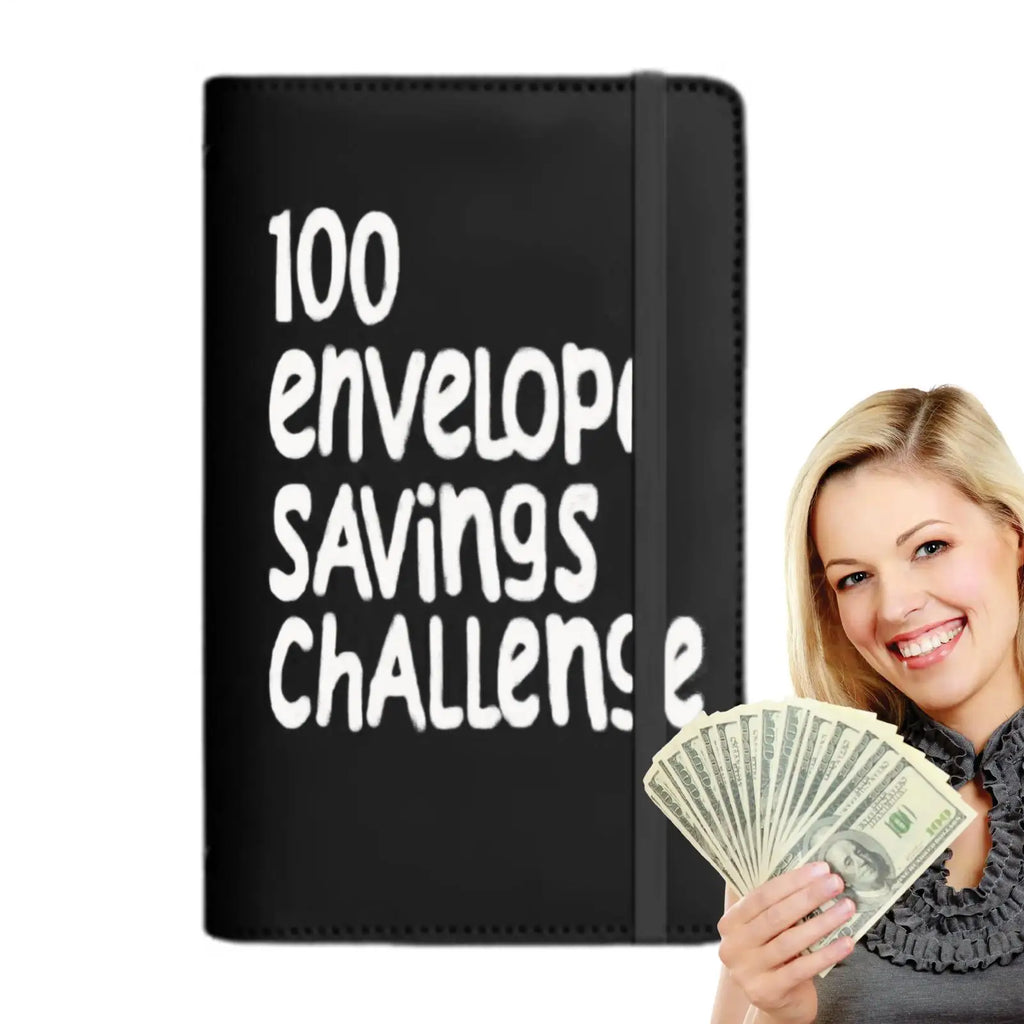 100 Envelopes Money Saving Challenge Binder — Fun, Interactive, Financial Planner, Budget Kit, Savings Goal, Cash Organizer