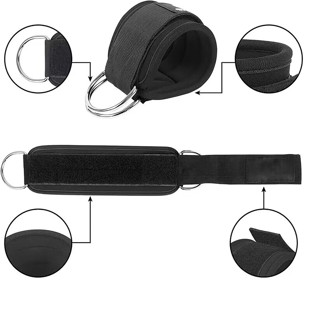 Ankle Resistance Bands — Premium Quality, Adjustable, Comfortable, Durable, Versatile, Portable