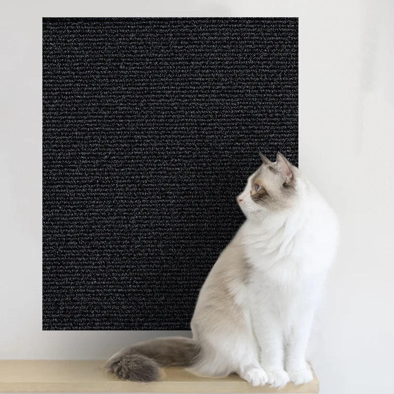 Cat Scratching Mat — Self-Adhesive, Durable, Flexible, Furniture Protector, Sisal