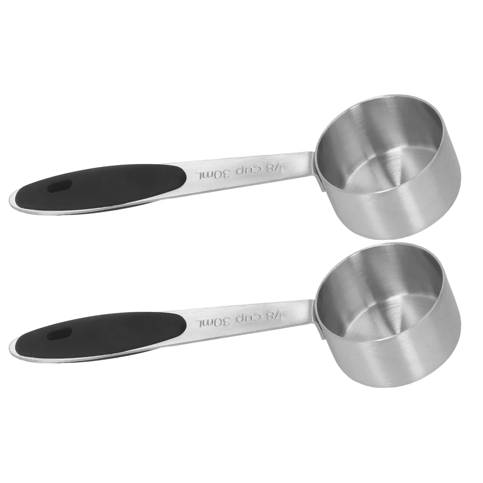 Stainless Steel Coffee & Baking Measuring Scoop - 30ml / 1/8 Cup, Heavy-Gauge Bar & Kitchen Tool