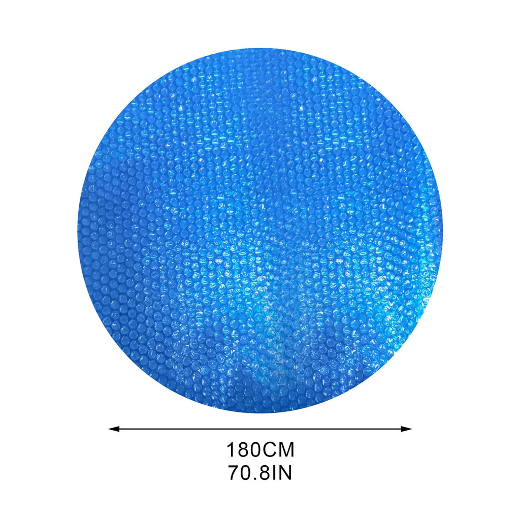 Solar Pool Cover — Round, Insulated, Durable, UV-Resistant, Bubble-Design, Heat-Retaining