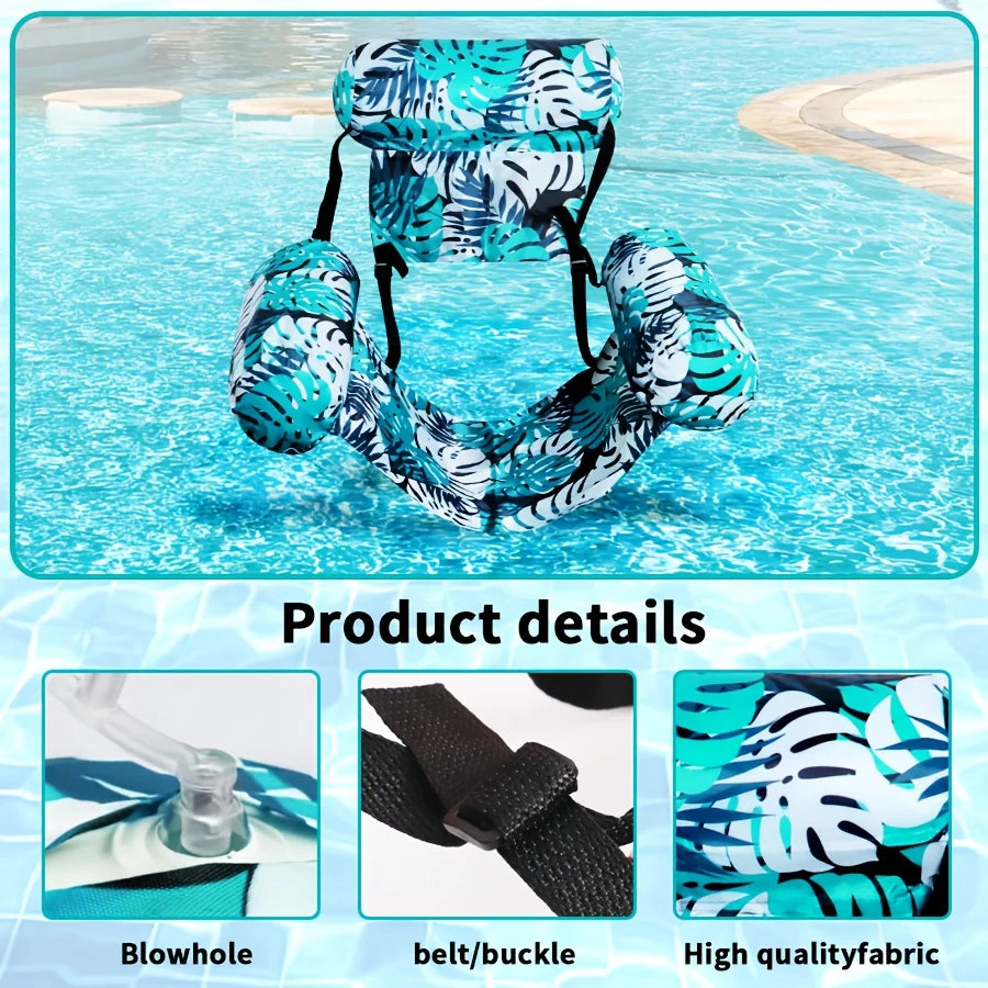 Inflatable Pool Floats — Large 2-Pack, Adult Sized, Heavy Duty, Beach Ready, Summer Fun