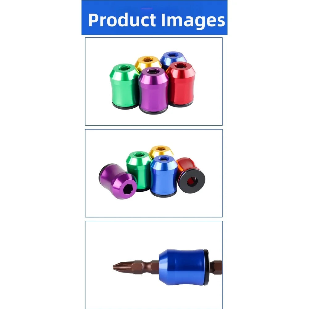 Magnetic Screw Holder — Strong Magnet, Universal Fit, Anti-Slip Grip, Easy Attachment, Durable Steel