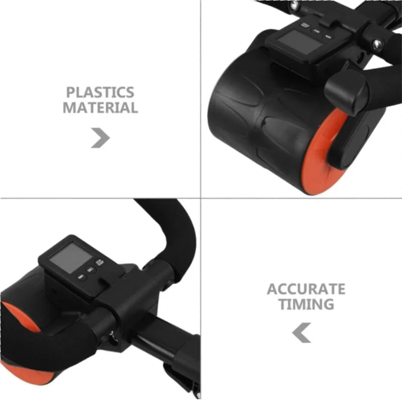 Auto-Rebound Ab Roller Wheel — Core Strengthening, Fitness, Home Gym, Workout, Exercise, Training