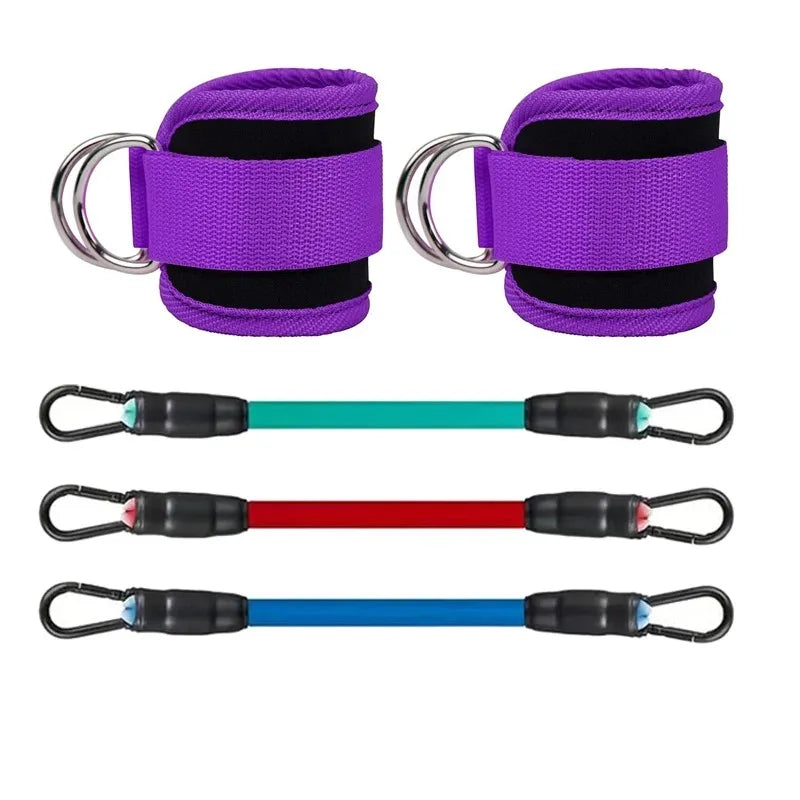 Ankle Resistance Bands — Premium Quality, Adjustable, Comfortable, Durable, Versatile, Portable